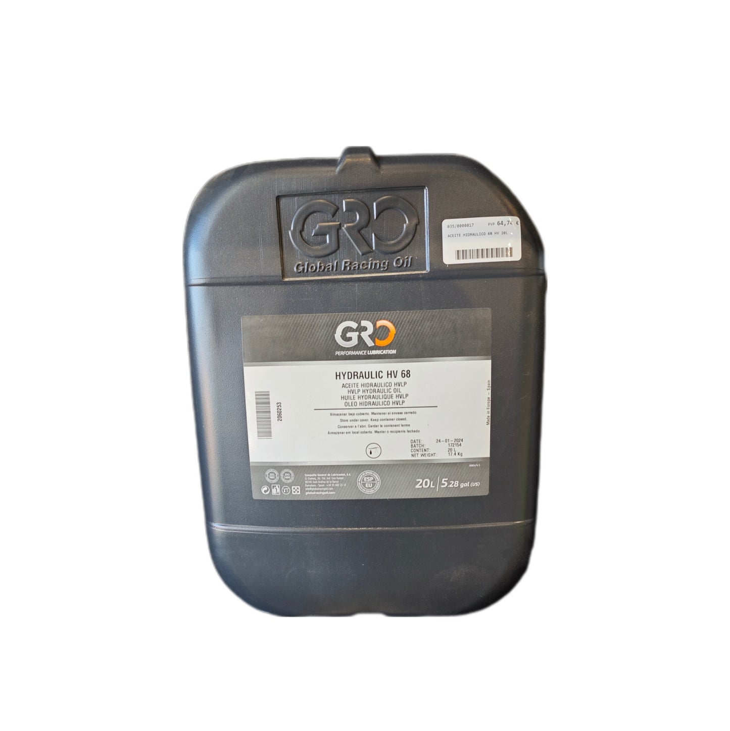 Aceite Hidraulico HV68
