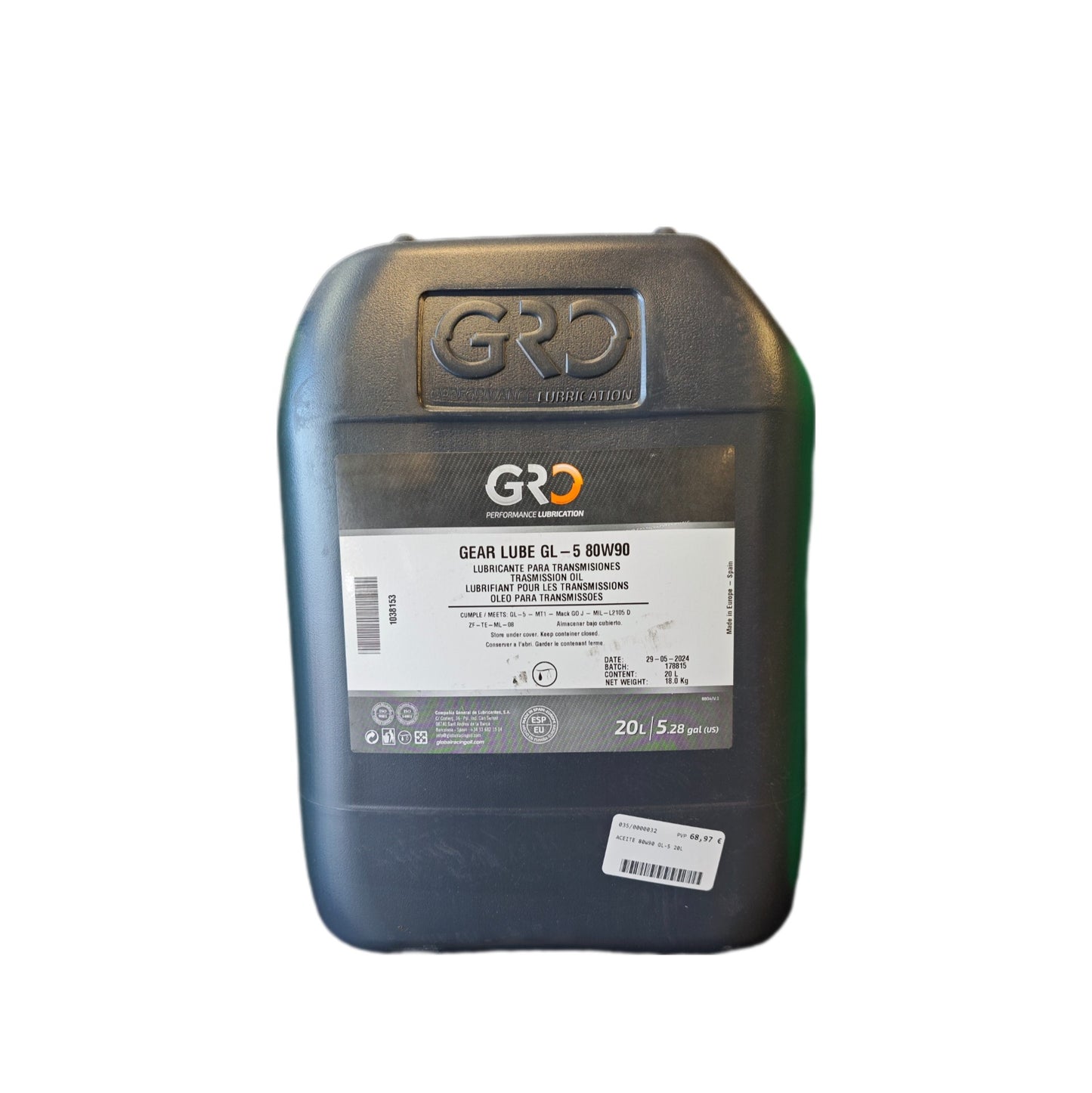 Aceite 80W90 GL5