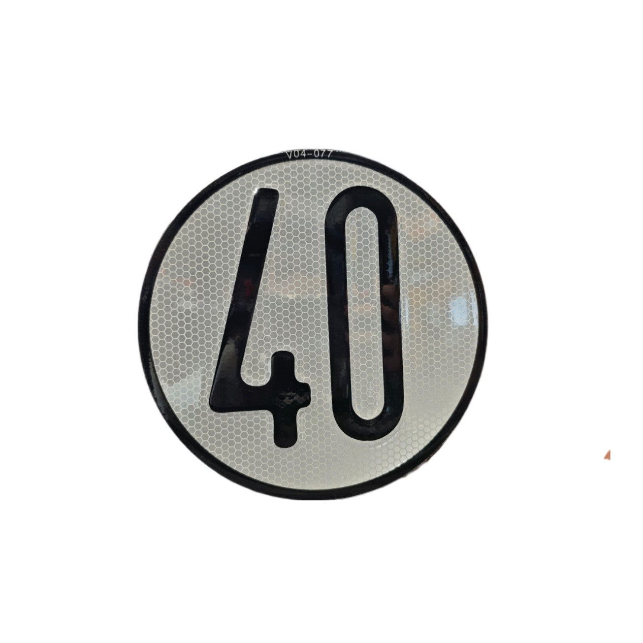 Placa Señalización Velocidad 40 KM/H