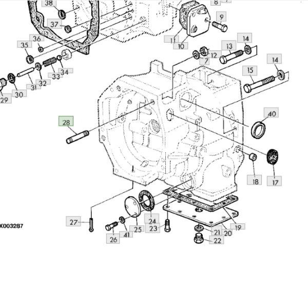 Esparrago OEM John Deere L29854