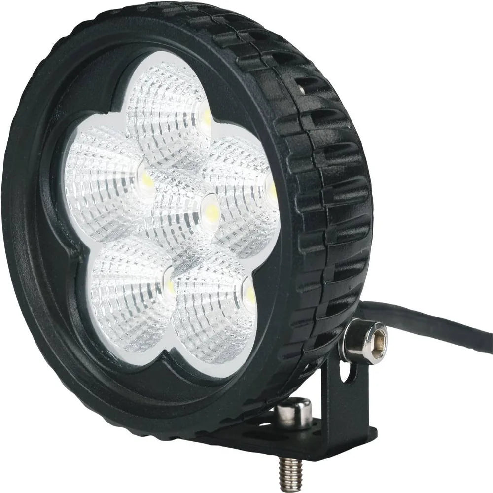 Lampe de travail ronde à LED 18 W 6 LED
