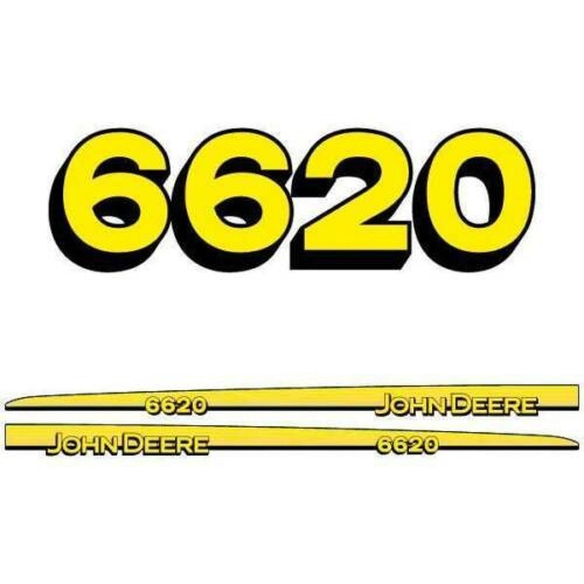Juego Pegatinas Compatible John Deere 6620