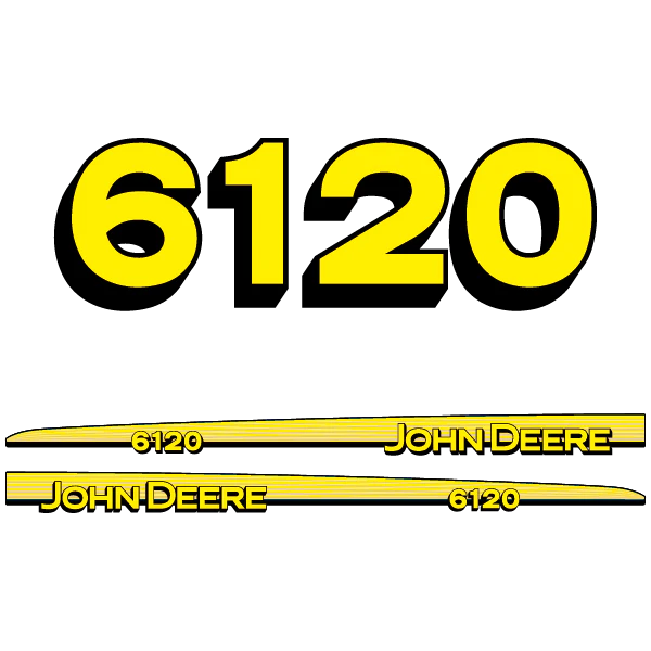 Juego Pegatinas Compatible John Deere 6120