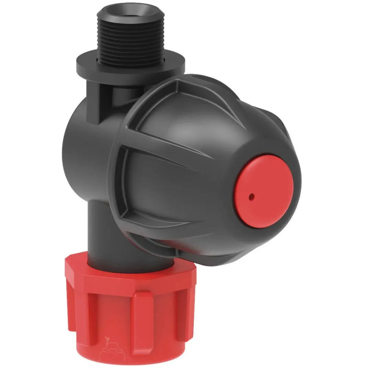 Porte-buse fileté avec anti-goutte et écrou M 1/4" 10 pièces
