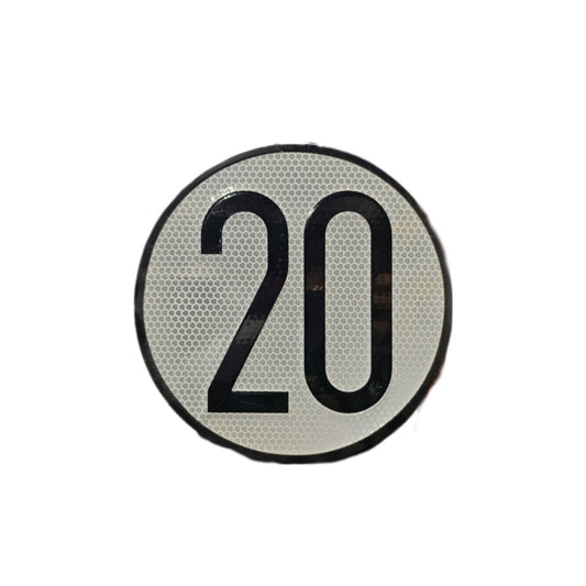Placa Señalización Velocidad 20 KM/H