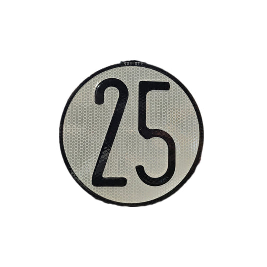 Placa Señalización Velocidad 25 KM/H