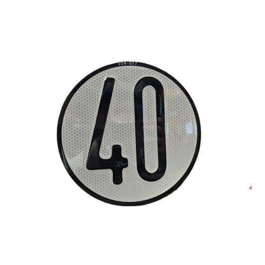 Placa Señalización Velocidad 40 KM/H