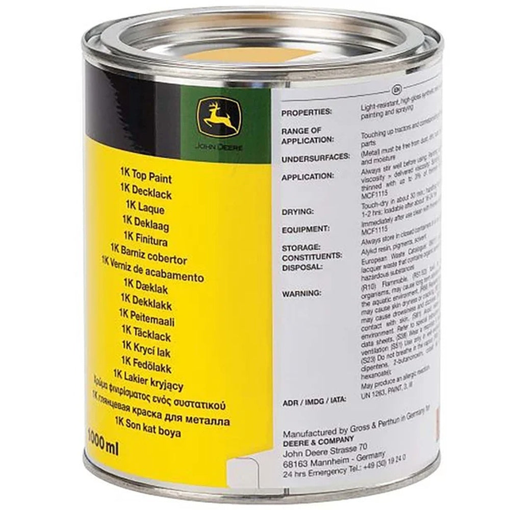 Pintura Amarilla 2,5kg Original John Deere MCF23125