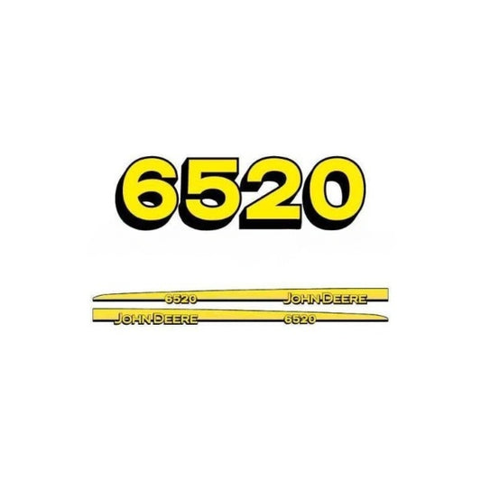 Juego Pegatinas Compatible John Deere 6520