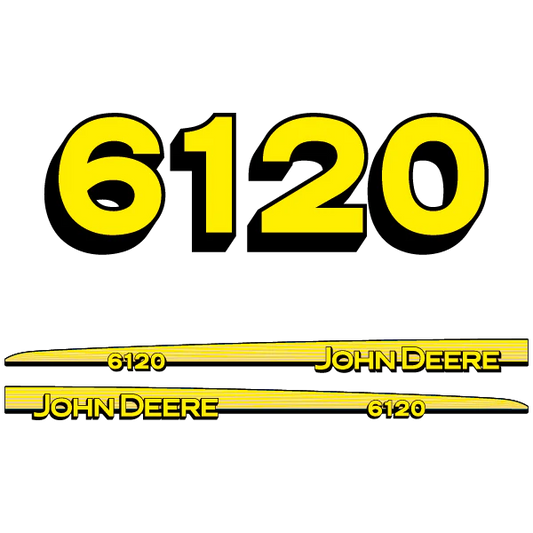 Juego Pegatinas Compatible John Deere 6120