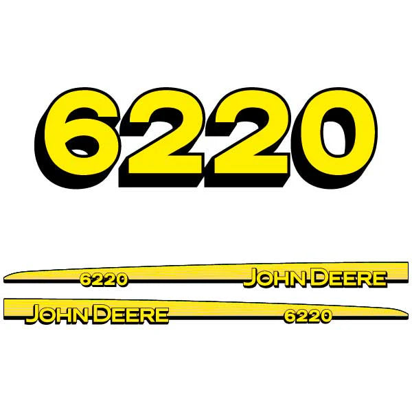 Juego Pegatinas Compatible John Deere 6220