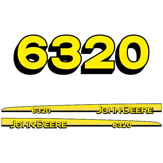 Juego Pegatinas Compatible John Deere 6320