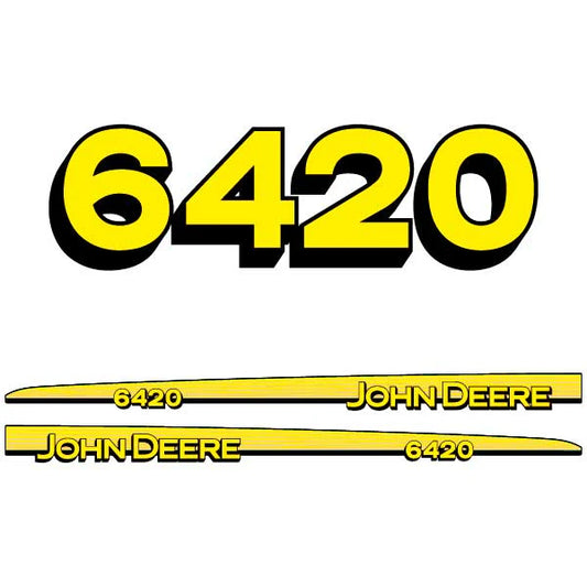 Juego Pegatinas Compatible John Deere 6420