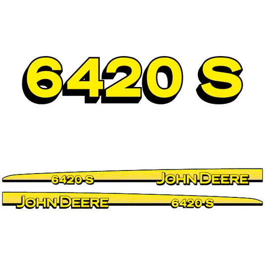 Juego Pegatinas Compatible John Deere 6420S