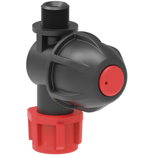 Portaboquilla Roscado con Antigota y Tuerca M 1/4" 10 uds